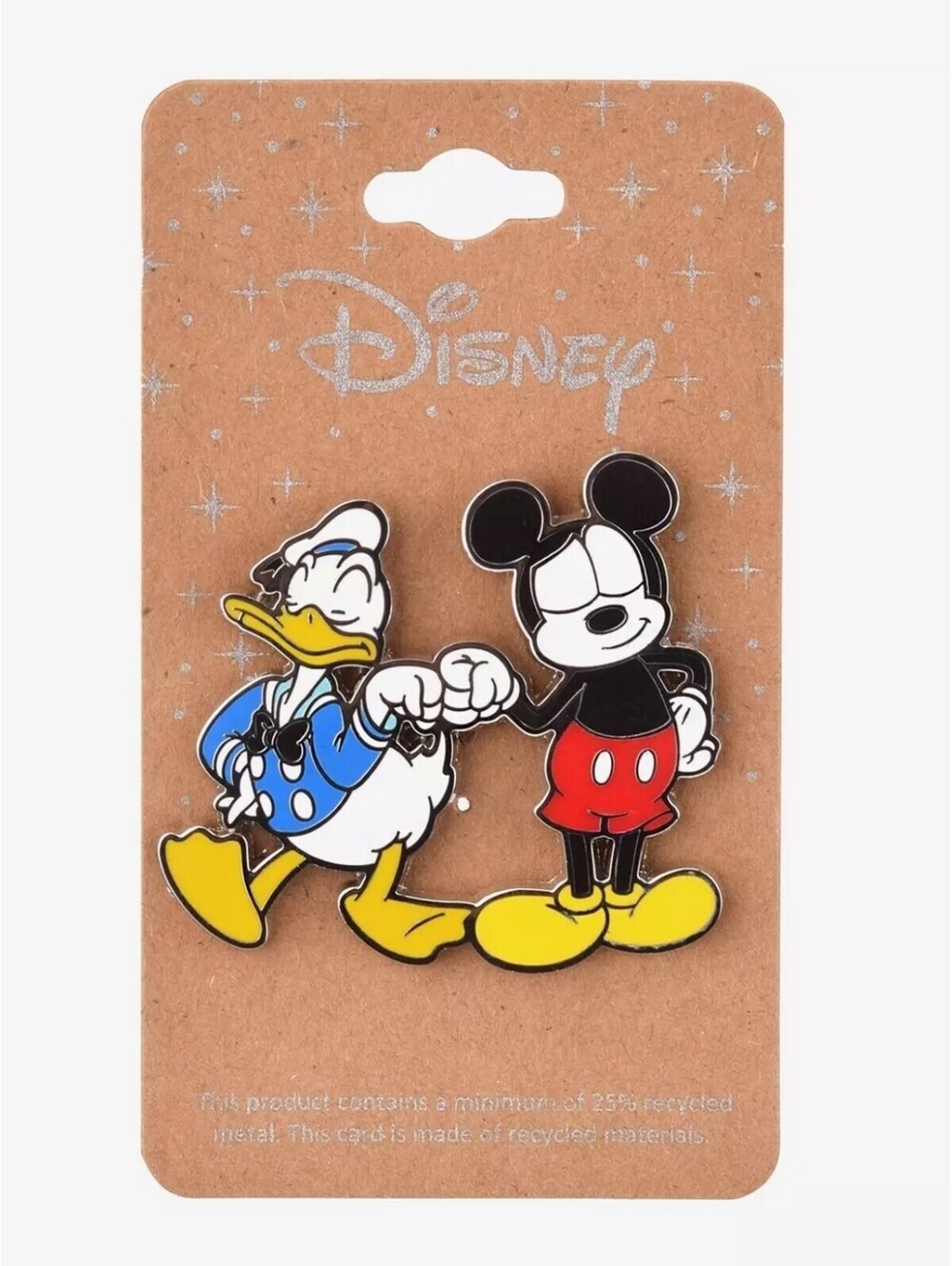 Disney Donald Duck and Mickey Mouse Enamel Pin